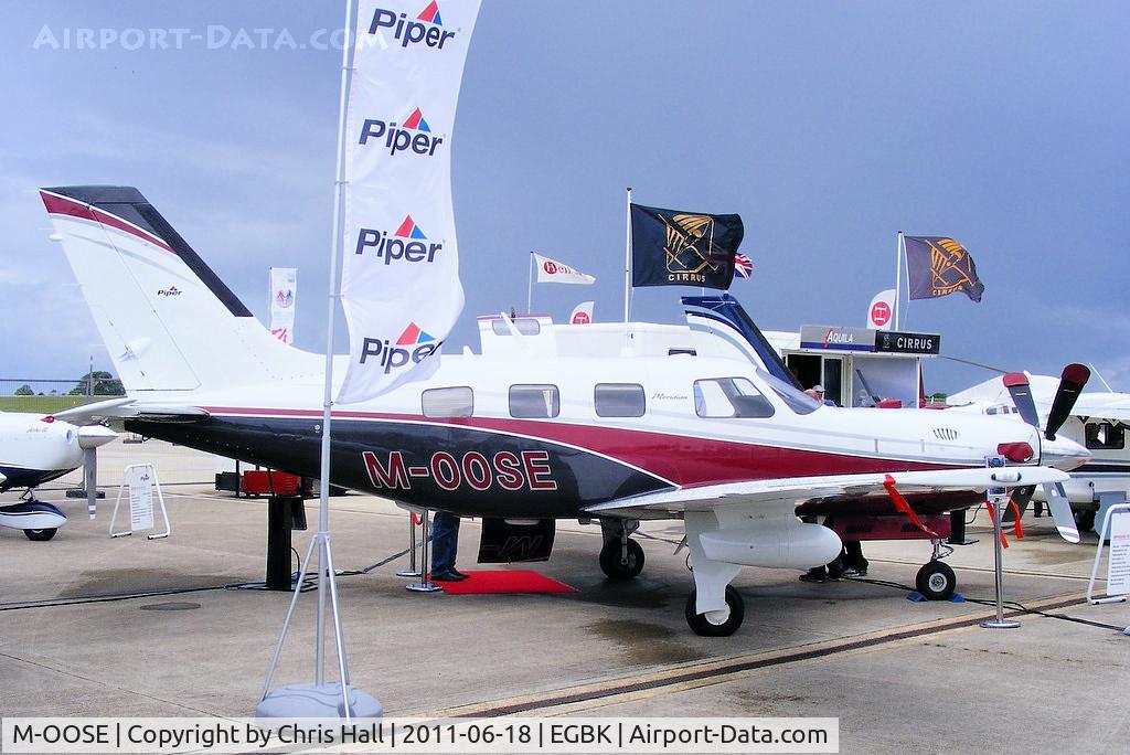 M-OOSE, 2010 Piper PA-46-500TP Malibu Meridian C/N 4697425, at AeroExpo 2011