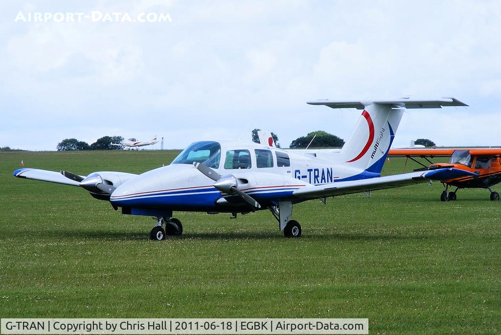 G-TRAN, 1981 Beech 76 Duchess C/N ME-408, at AeroExpo 2011
