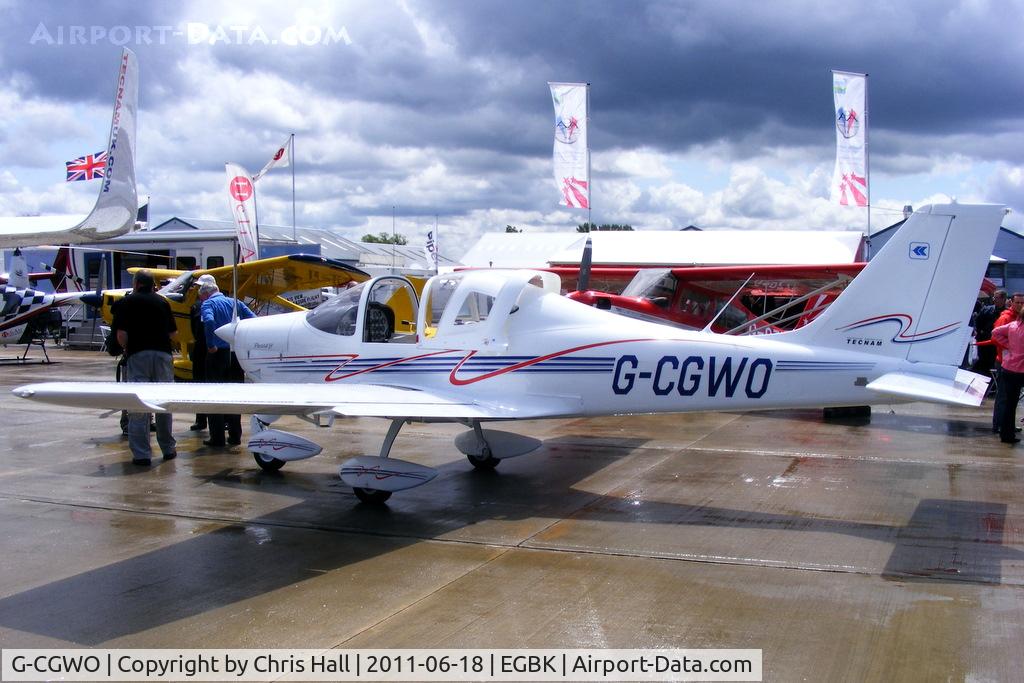 G-CGWO, 2011 Tecnam P-2002JF Sierra C/N 168, at AeroExpo 2011