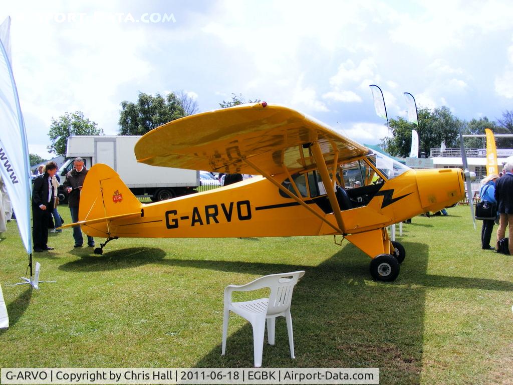 G-ARVO, 1960 Piper PA-18-95 Super Cub C/N 18-7252, at AeroExpo 2011