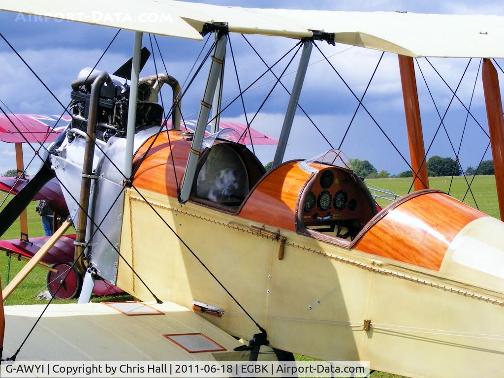 G-AWYI, 1969 Royal Aircraft Factory BE-2c Replica C/N 001, at AeroExpo 2011