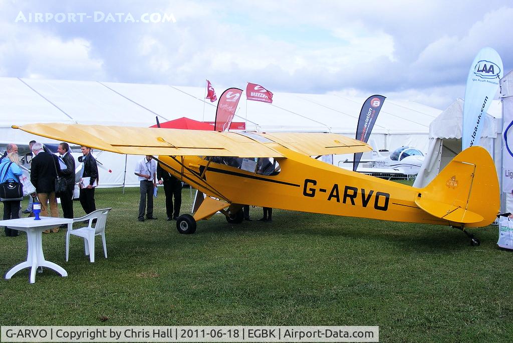 G-ARVO, 1960 Piper PA-18-95 Super Cub C/N 18-7252, at AeroExpo 2011