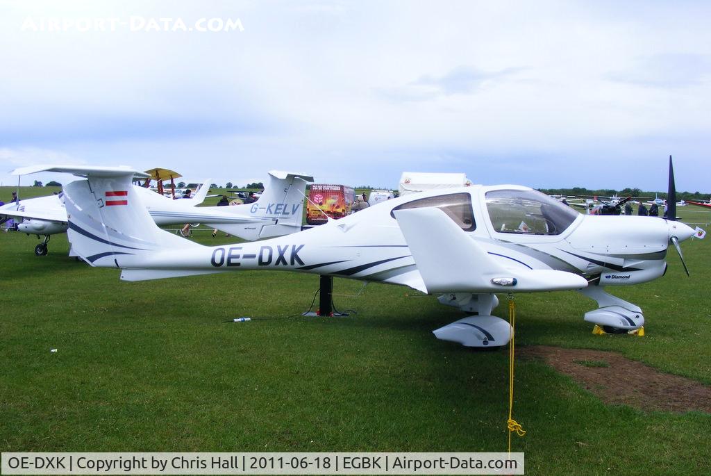 OE-DXK, 2011 Diamond DA-40NG Diamond Star C/N 40.N016, at AeroExpo 2011