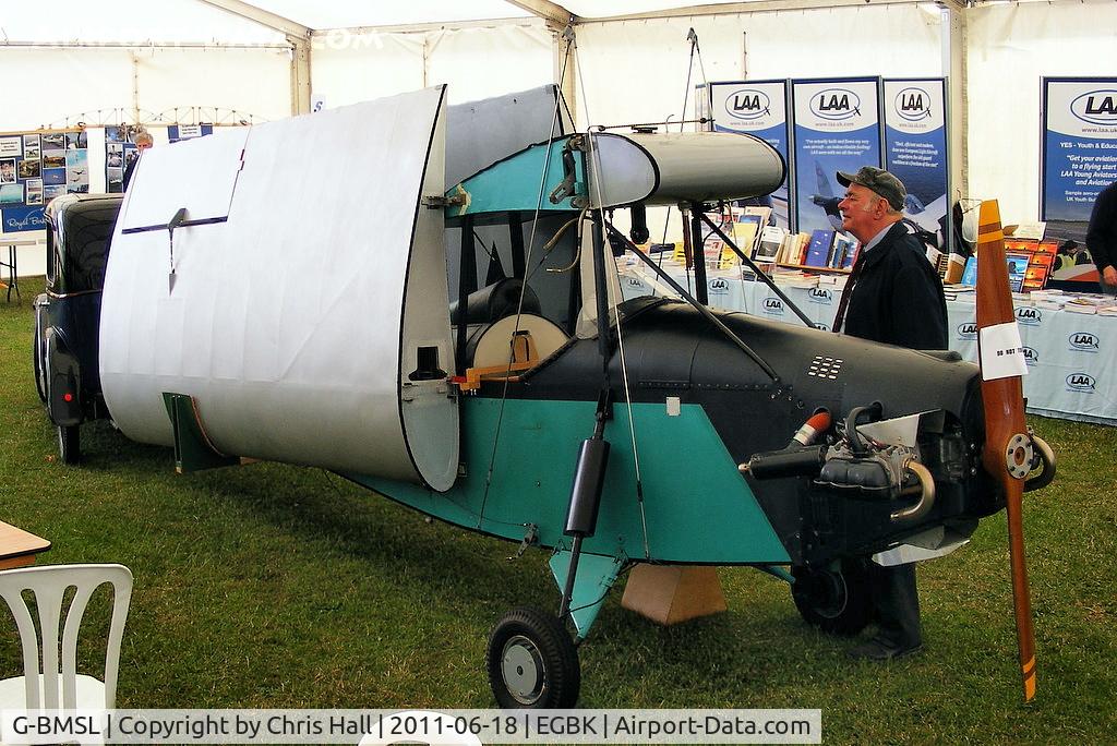 G-BMSL, 1990 Clutton-Tabenor Fred Series 3 C/N PFA 029-11142, at AeroExpo 2011