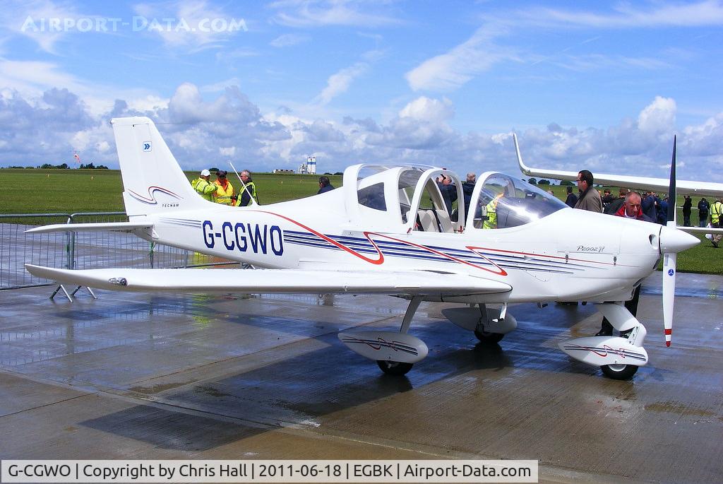 G-CGWO, 2011 Tecnam P-2002JF Sierra C/N 168, at AeroExpo 2011