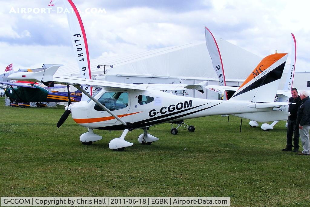 G-CGOM, 2010 Flight Design MC C/N A-10-04-31, at AeroExpo 2011