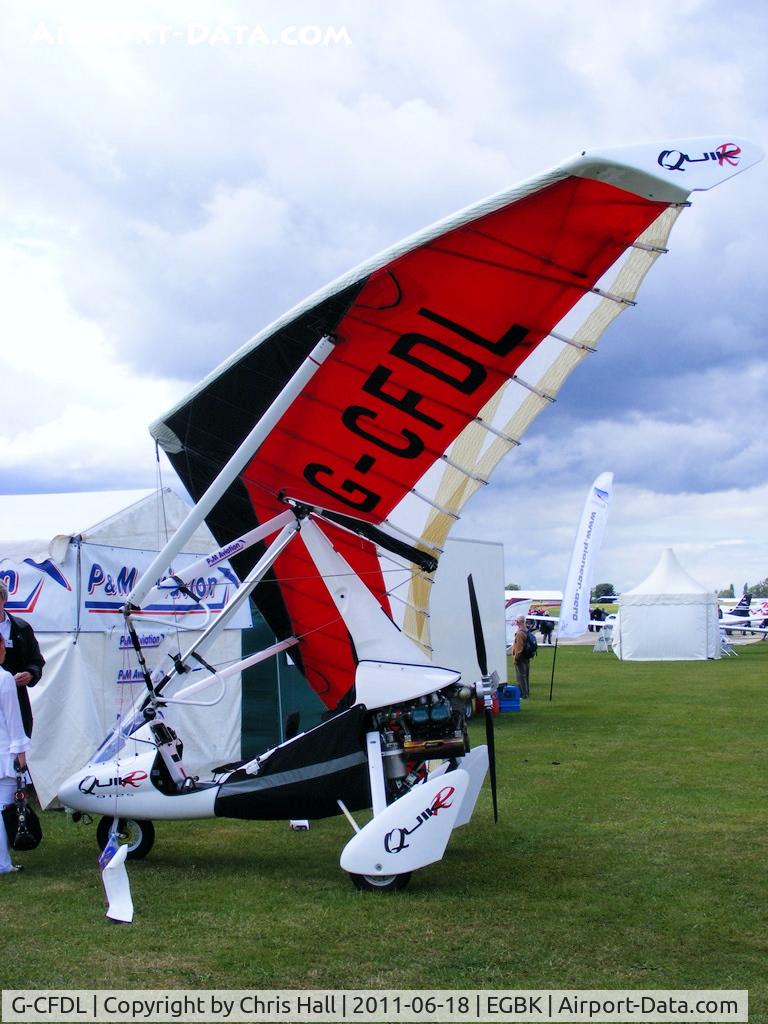 G-CFDL, 2008 Mainair Quikr C/N 8370, at AeroExpo 2011