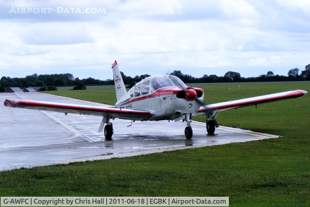 G-AWFC, 1968 Piper PA-28R-180 Cherokee Arrow C/N 28R-30670, at AeroExpo 2011