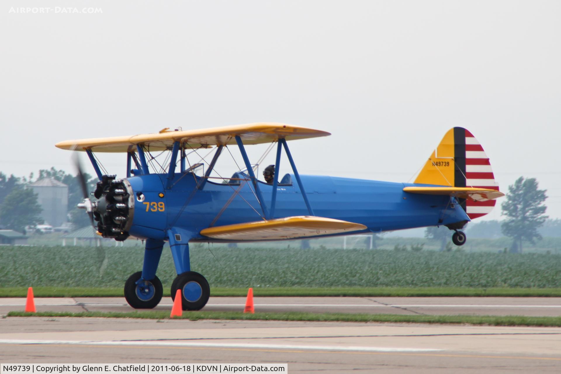 N49739, 1943 Boeing A75N1(PT17) C/N 75-4462, PT-17 42-16299
