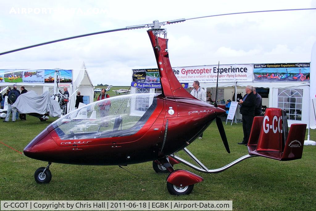 G-CGOT, 2010 Rotorsport UK Calidus C/N RSUK/CALS/008, at AeroExpo 2011