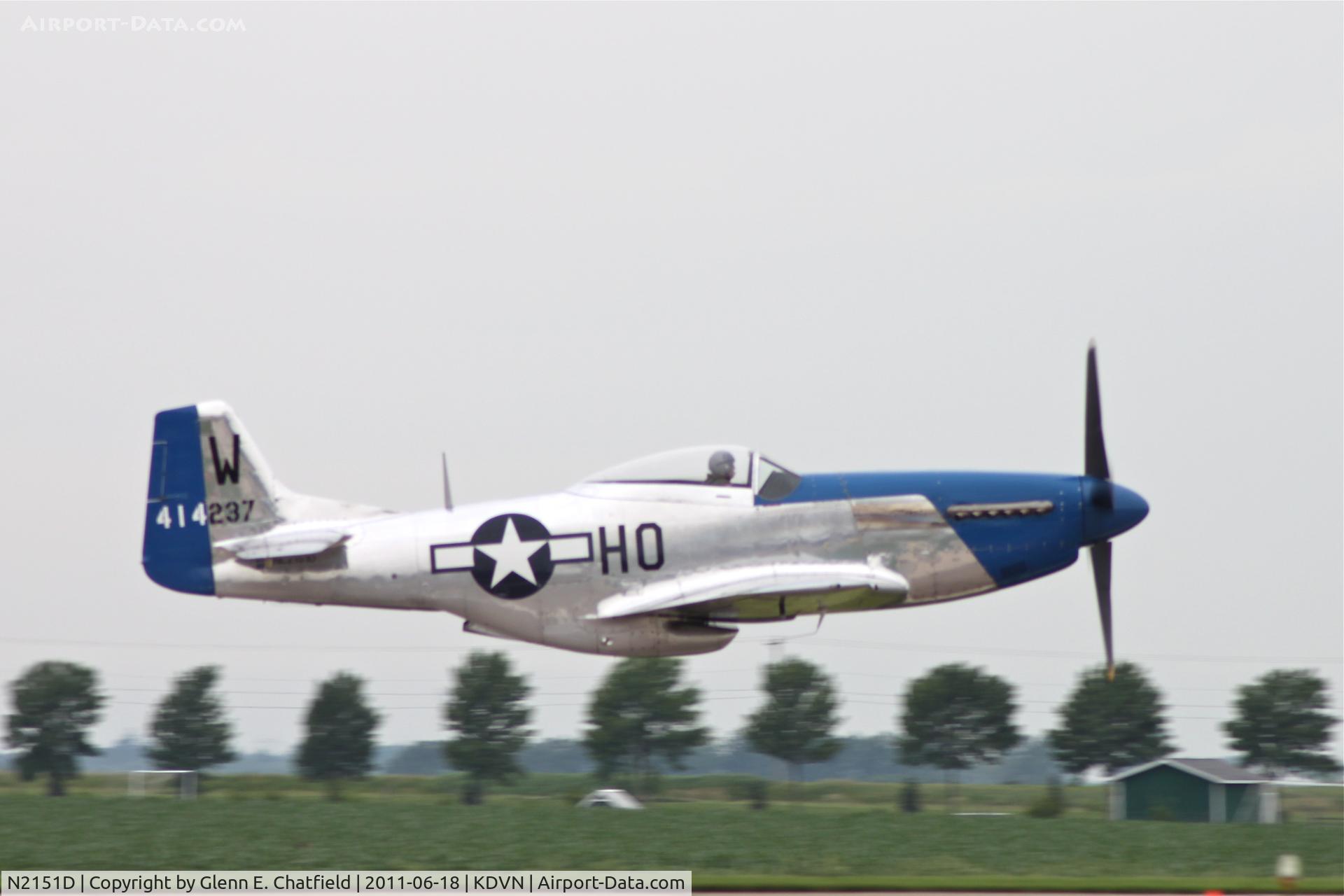 N2151D, 1944 North American F-51D Mustang C/N 122-40196, At the Quad Cities Air Show