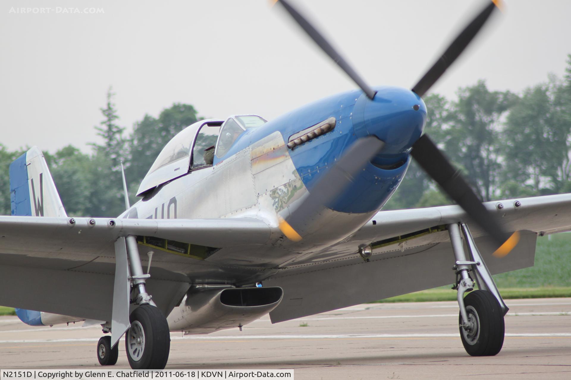 N2151D, 1944 North American F-51D Mustang C/N 122-40196, At the Quad Cities Air Show