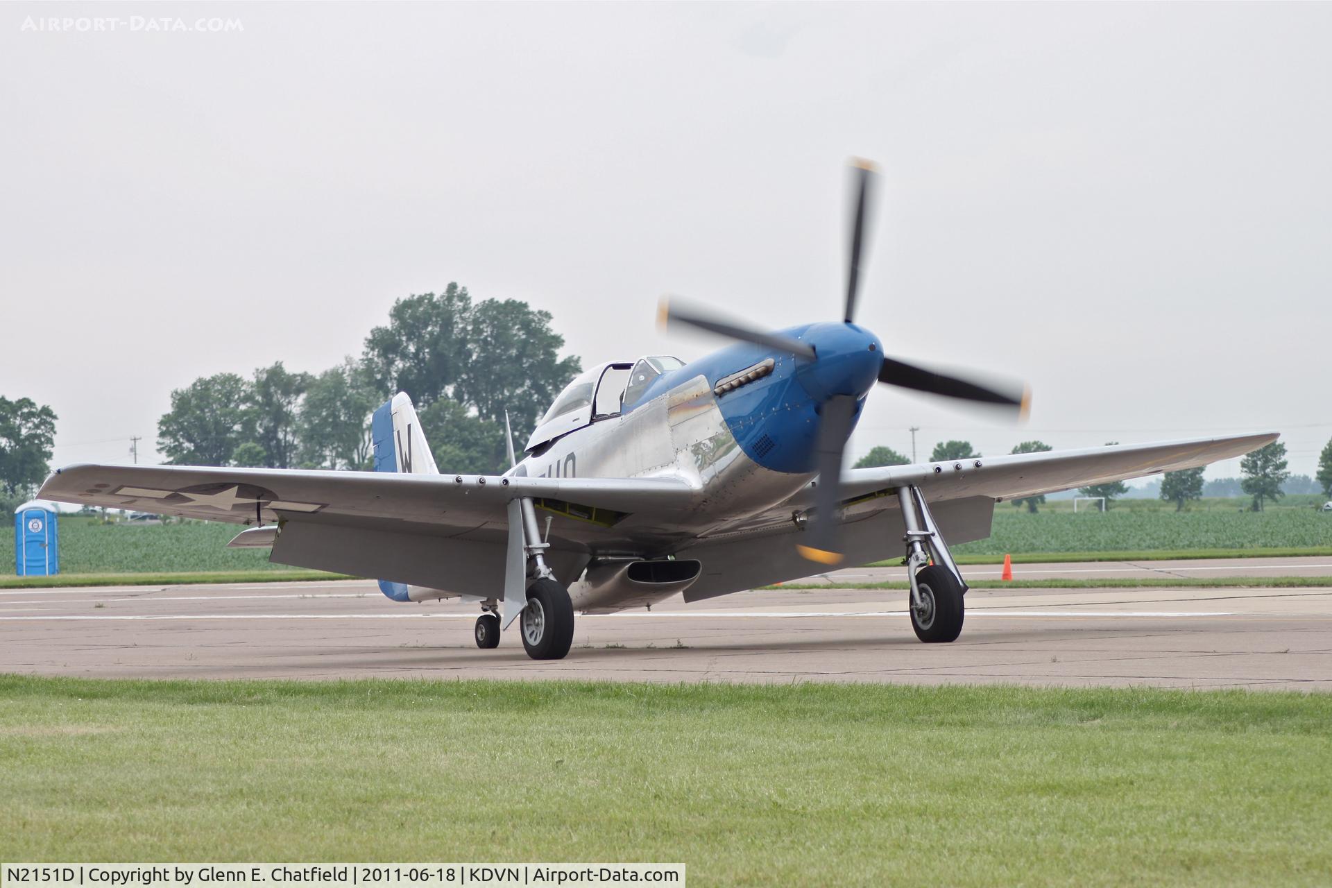 N2151D, 1944 North American F-51D Mustang C/N 122-40196, At the Quad Cities Air Show