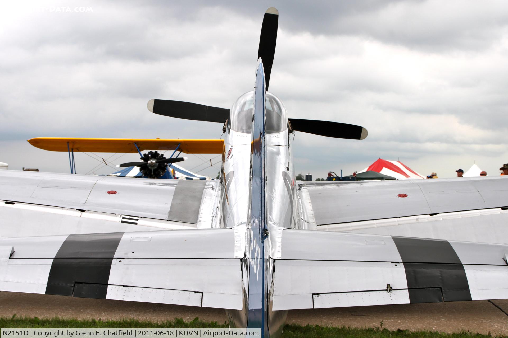 N2151D, 1944 North American F-51D Mustang C/N 122-40196, At the Quad Cities Air Show