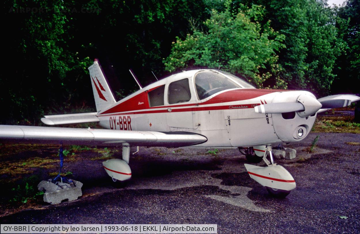 OY-BBR, 1967 Piper PA-28-140 Cherokee Cruiser C/N 28-22877, Kalundborg/Kaldred EKKL 18.6.93