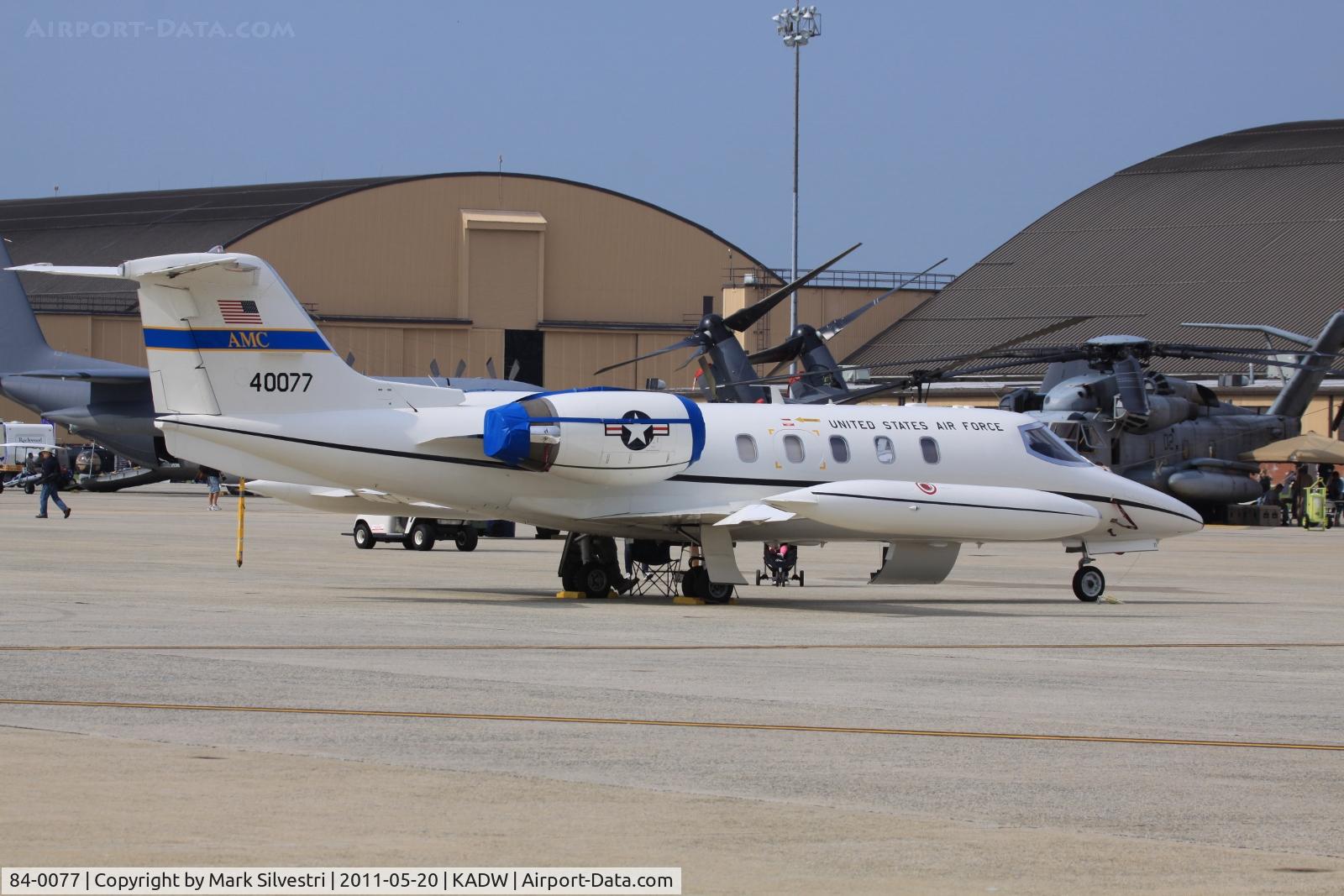 84-0077, 1984 Gates Learjet C-21A C/N 35A-523, 2011 Joint Base Andrews Airshow
