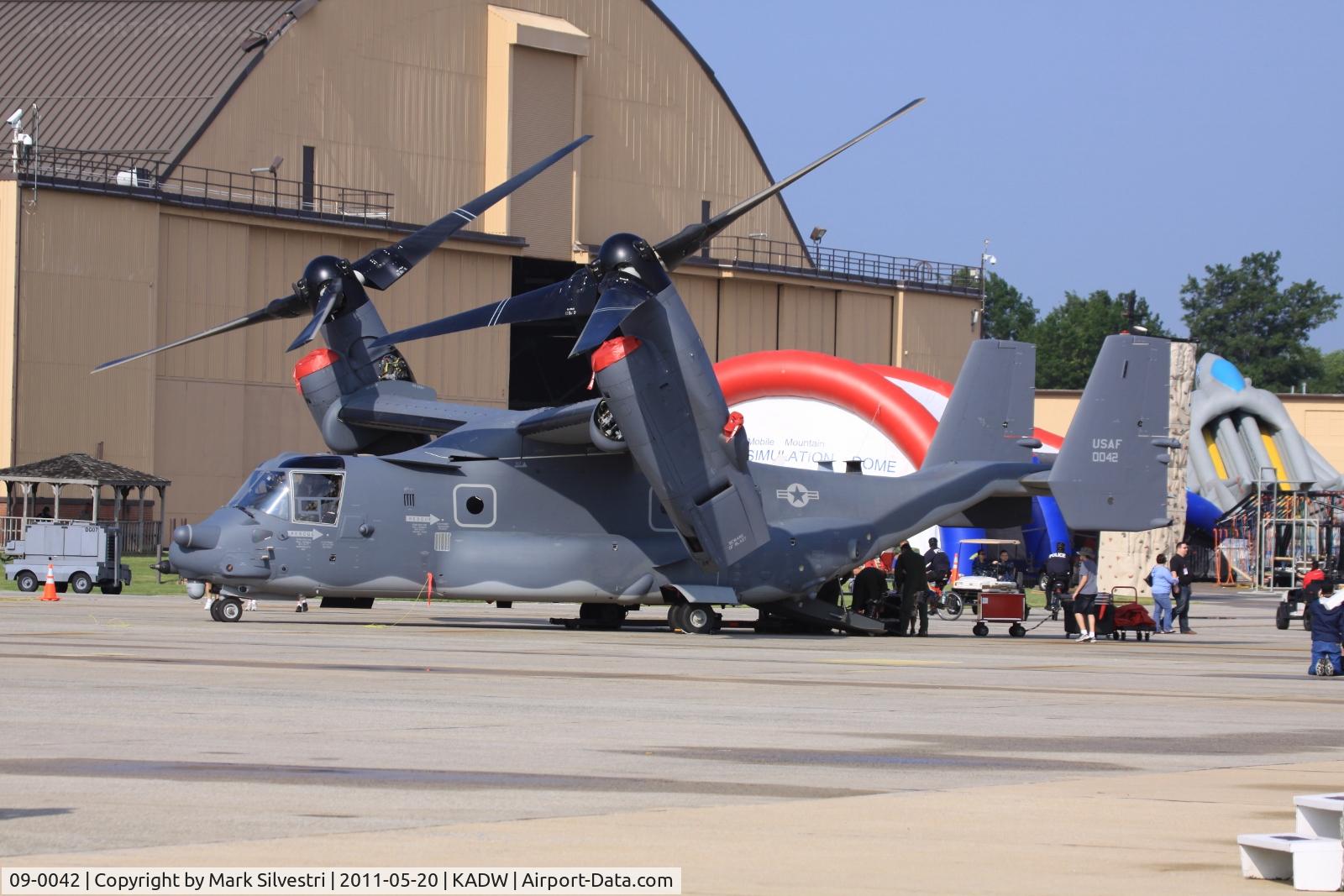 09-0042, 2008 Bell-Boeing CV-22B Osprey C/N D1023, 2011 Joint Base Andrews Airshow