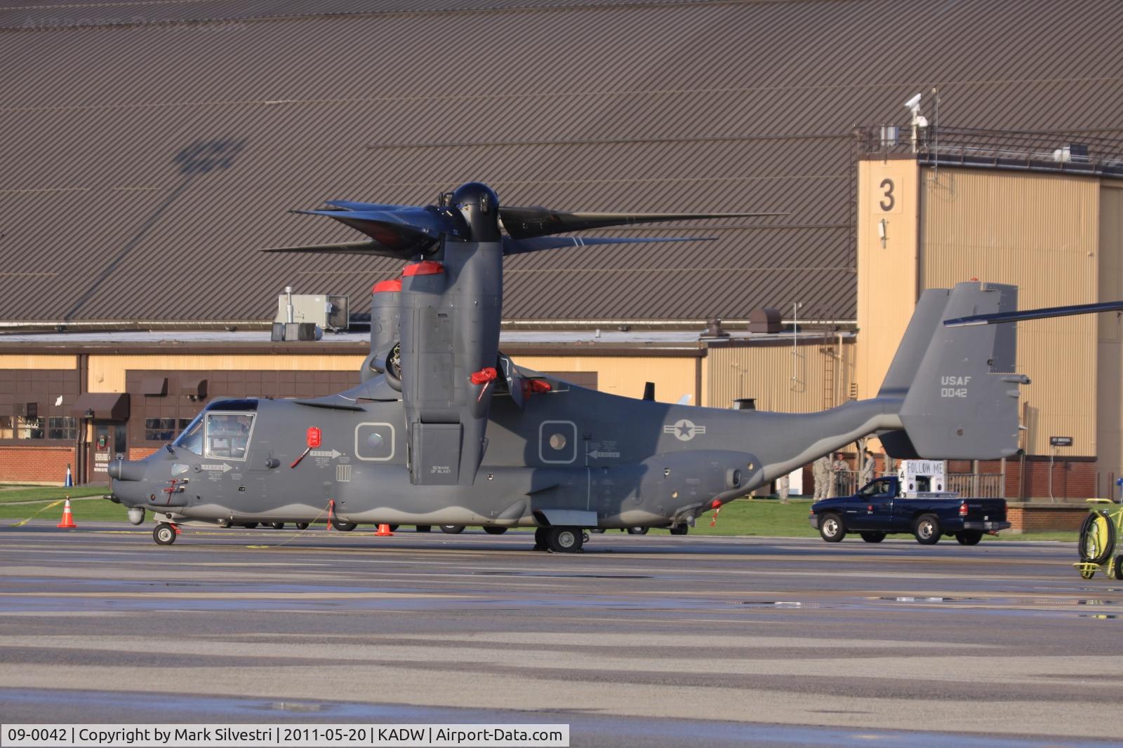 09-0042, 2008 Bell-Boeing CV-22B Osprey C/N D1023, 2011 Joint Base Andrews Airshow