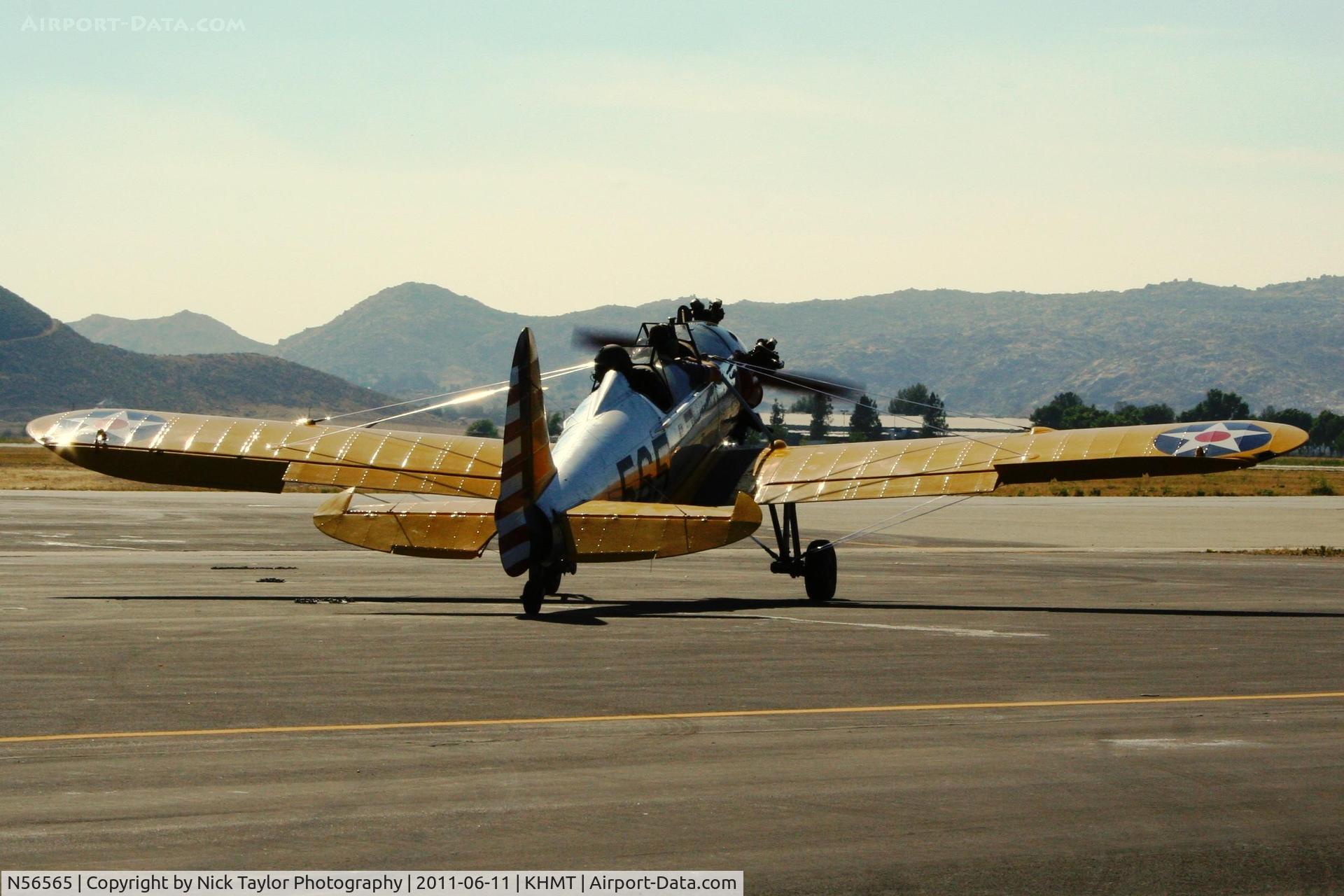 N56565, 1941 Ryan Aeronautical ST3KR C/N 1431, Taxiing out
