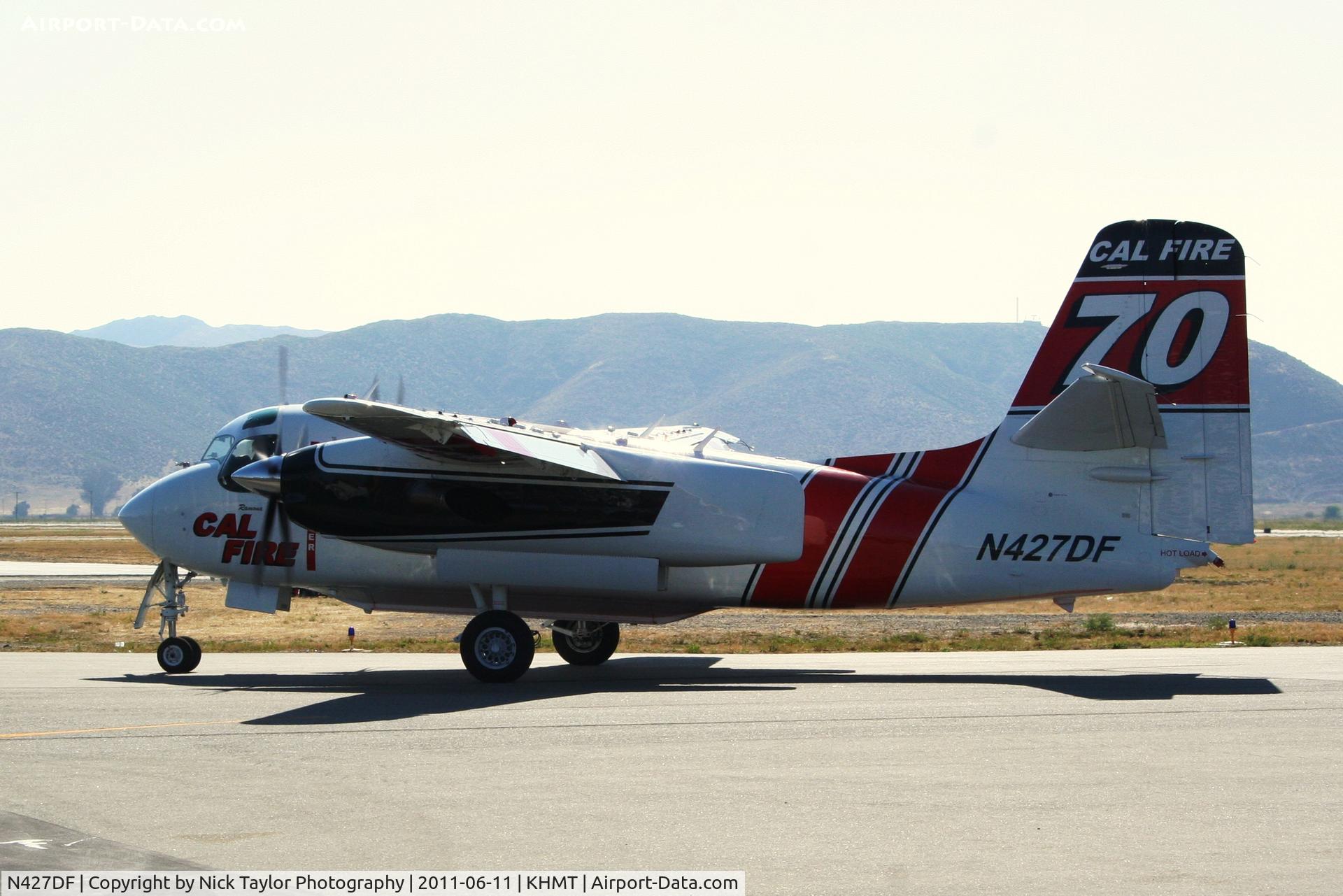 N427DF, 2001 Marsh Aviation S-2F3AT C/N 153570, From the Ramona Air Attack base