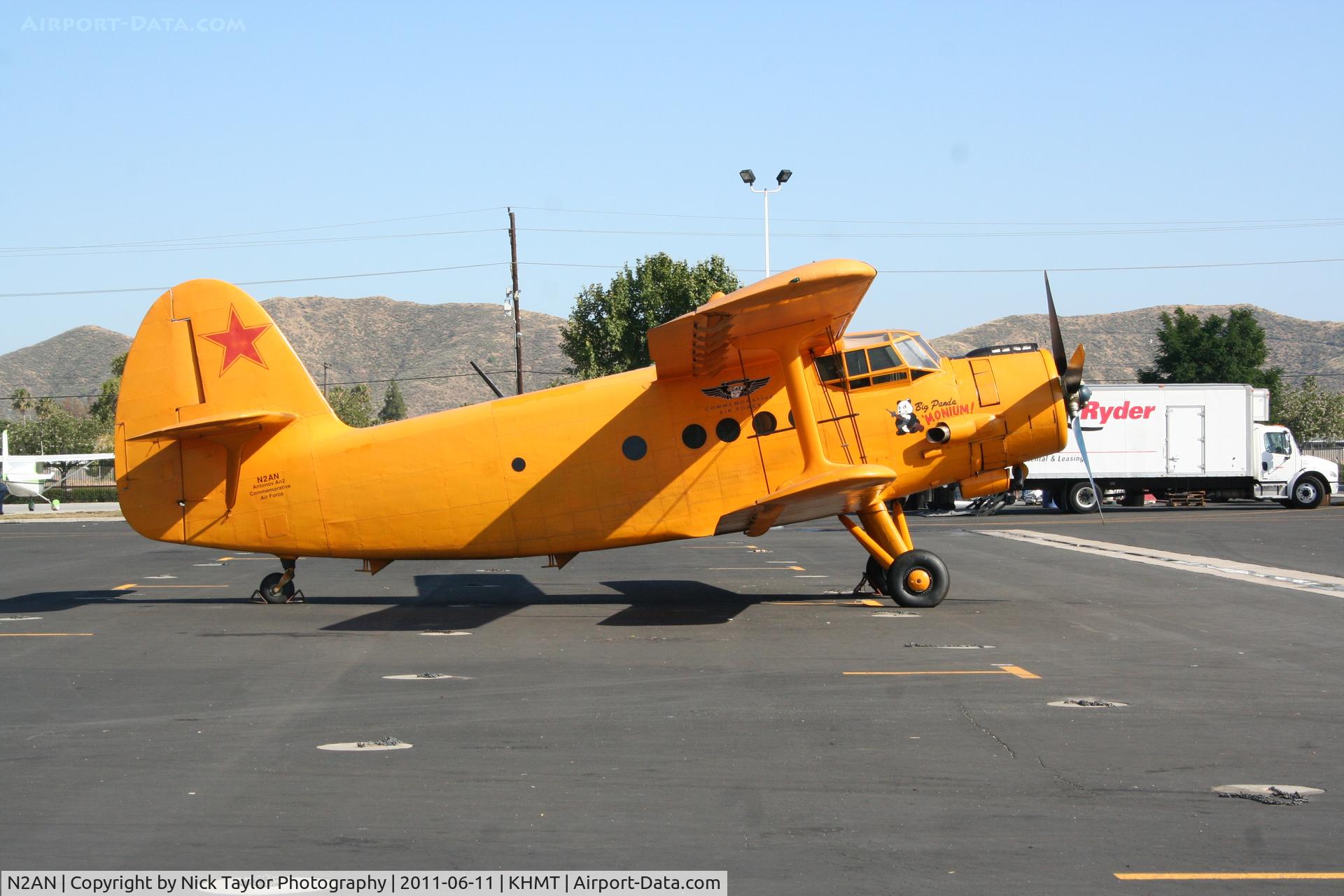 N2AN, 1984 Antonov An-2 C/N 43798, On display at the Hemet Airshow