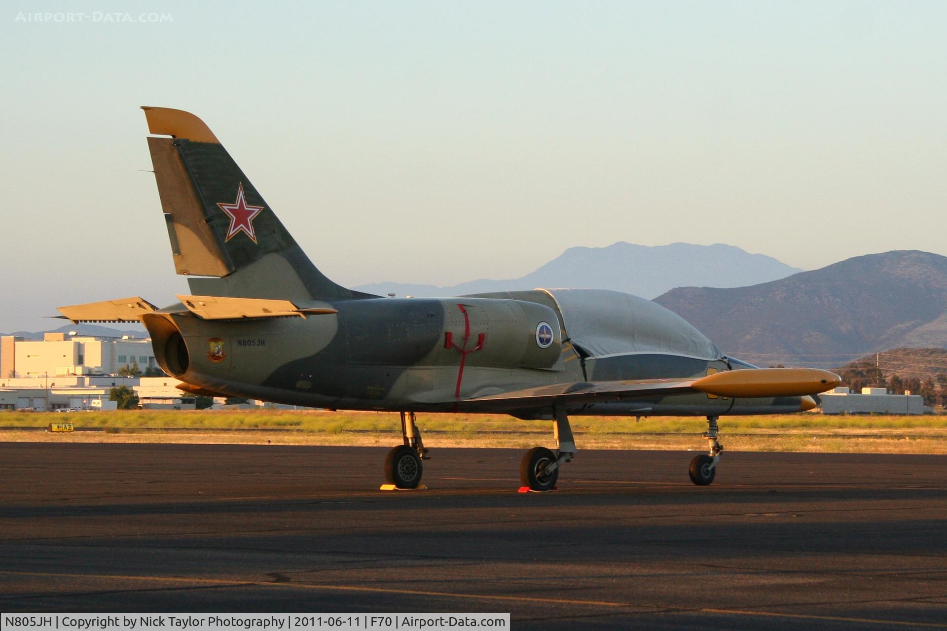 N805JH, 1983 Aero L-39 Albatros C/N 332801, Parked at French Valley