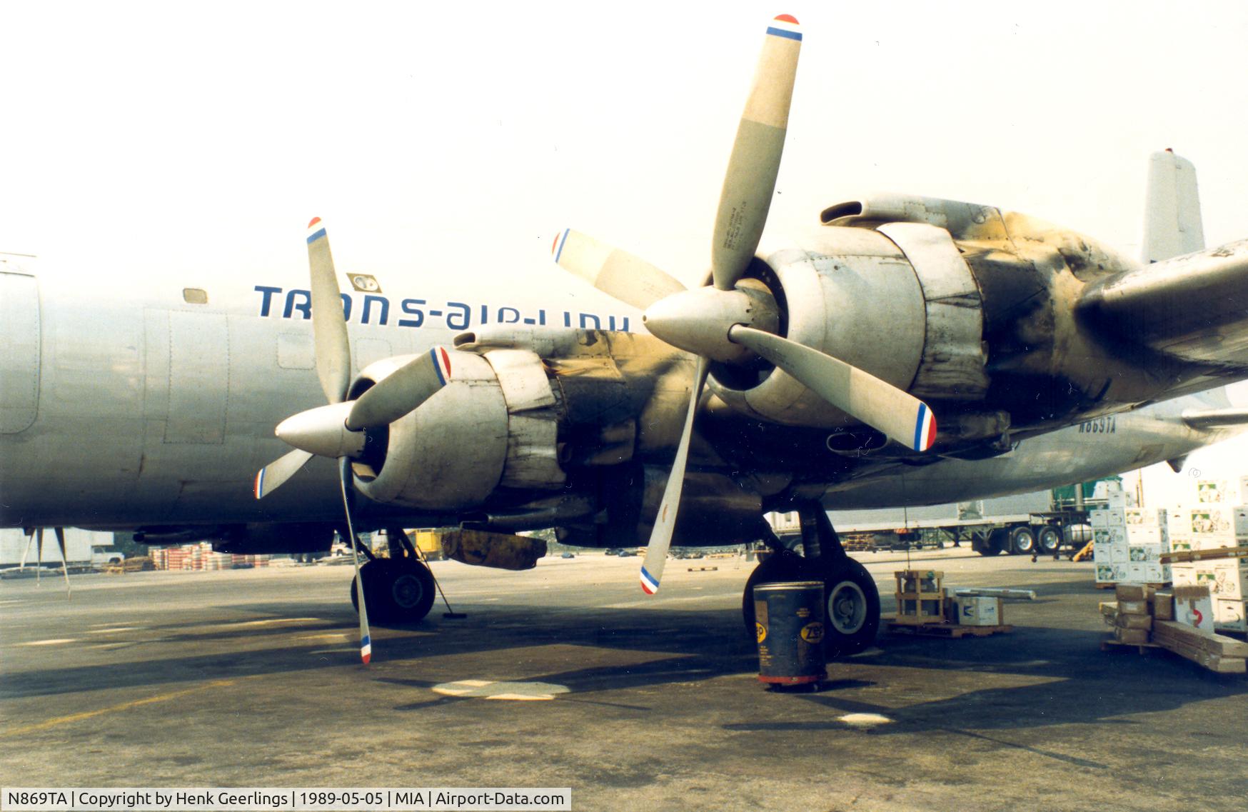 N869TA, 1957 Douglas DC-7 C/N 45188, Trans Air Link - TAL