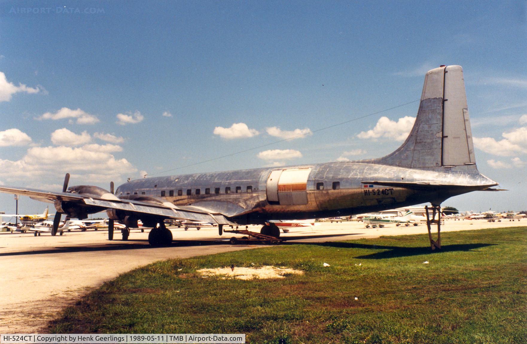 HI-524CT, Douglas DC-7CF Seven Seas C/N 45210, Transporte Aero Dominicano