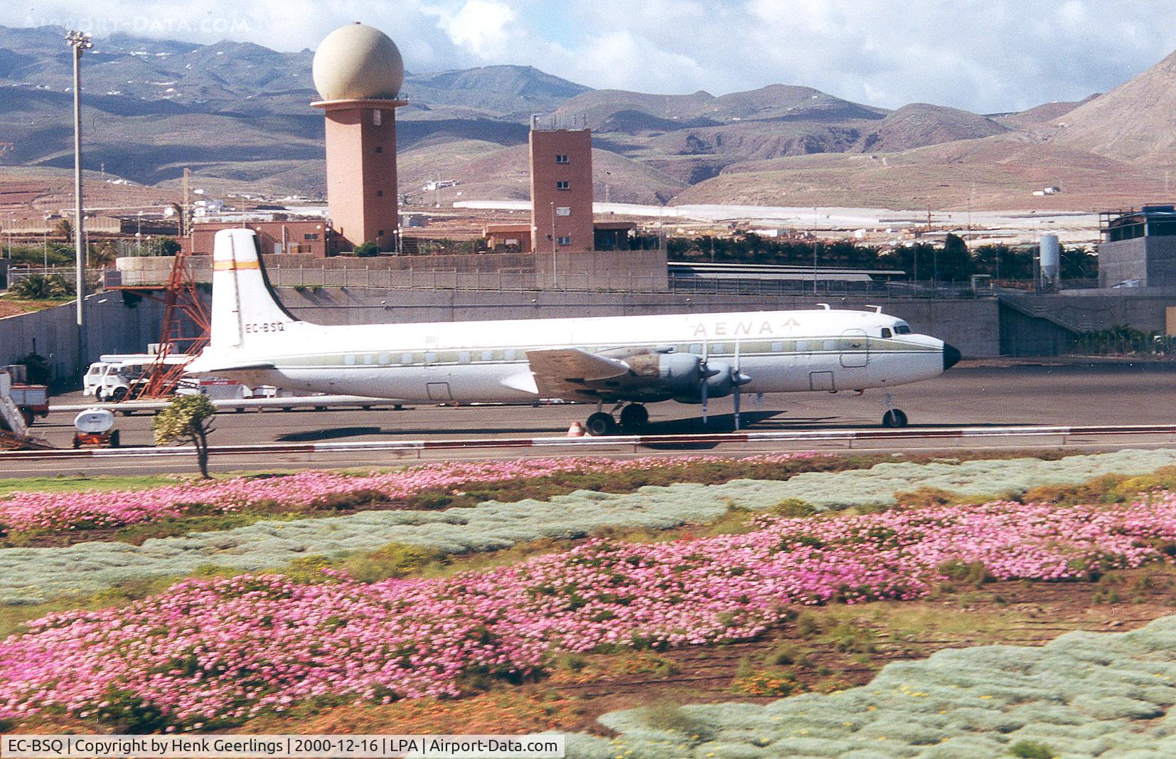 EC-BSQ, 1957 Douglas DC-7CF Seven Seas C/N 45159-748, Aena - Airport Authority