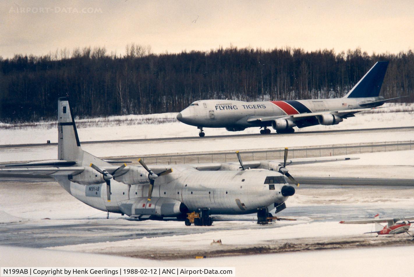 N199AB, 1956 Douglas C-133A Cargomaster C/N 561999 (45164), Cargomaster Co. - Anchorage