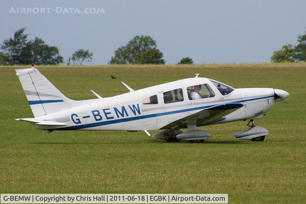 G-BEMW, 1976 Piper PA-28-181 Cherokee Archer II C/N 28-7790243, at AeroExpo 2011