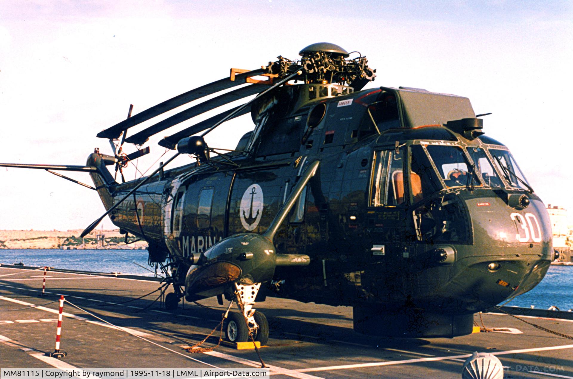 MM81115, Agusta SH-3D Sea King C/N 6049, Seaking MM81115/6-30 Italian Navy