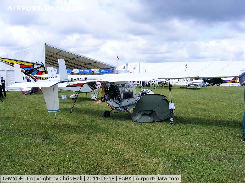 G-MYDE, 1993 CFM Shadow Series DD C/N K187, at AeroExpo 2011