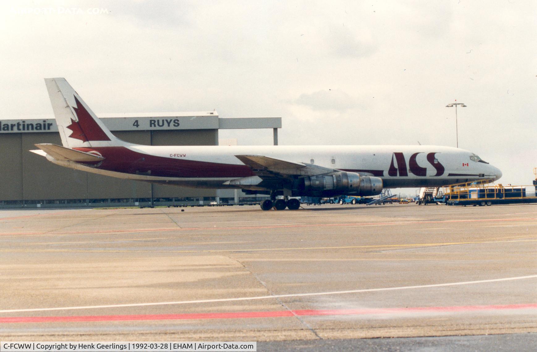 C-FCWW, 1965 Douglas DC-8F-55 C/N 45762, ACS