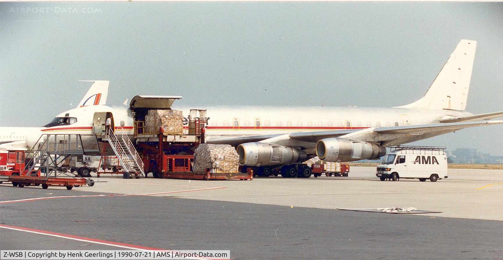 Z-WSB, 1965 Douglas DC-8-55JT C/N 45805, Affret Air
