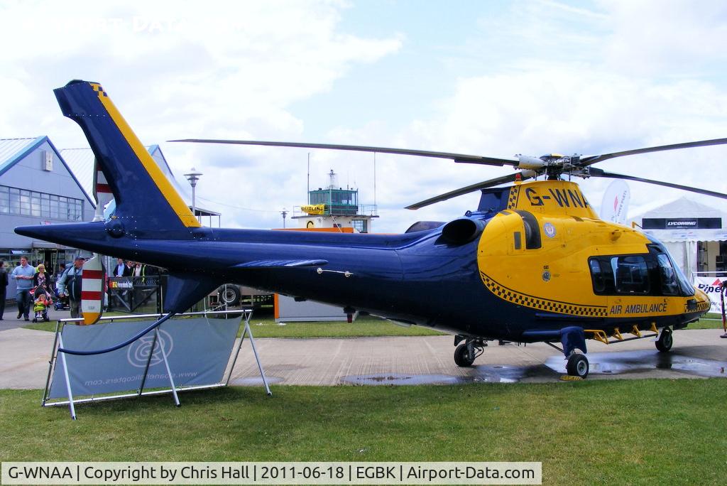 G-WNAA, 2000 Agusta A-109E Power C/N 11090, at AeroExpo 2011