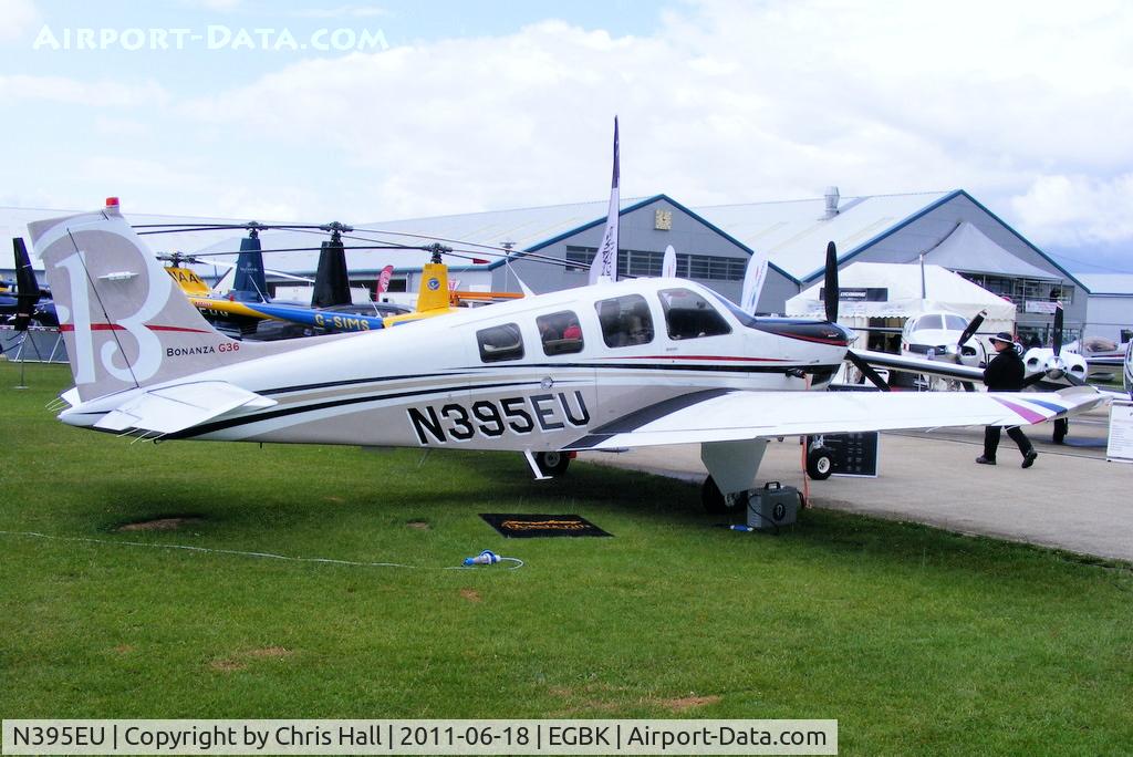 N395EU, 2011 Hawker Beechcraft Corp G36 Bonanza C/N E-3951, at AeroExpo 2011