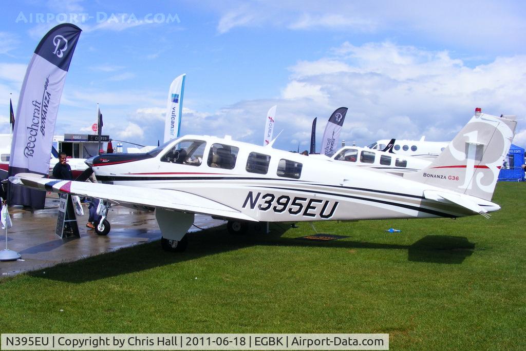 N395EU, 2011 Hawker Beechcraft Corp G36 Bonanza C/N E-3951, at AeroExpo 2011