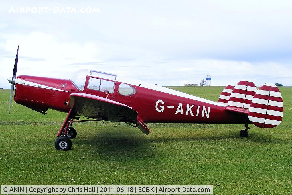 G-AKIN, 1947 Miles M38 Messenger 2A C/N 6728, at AeroExpo 2011