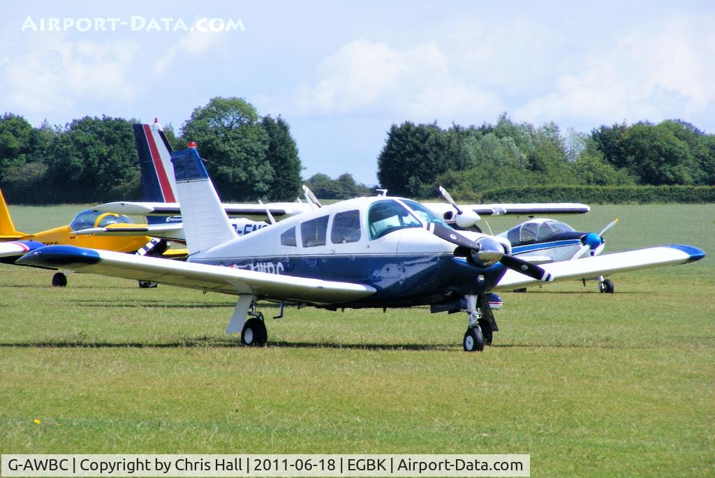 G-AWBC, 1968 Piper PA-28R-180 Cherokee Arrow C/N 28R-30572, at AeroExpo 2011