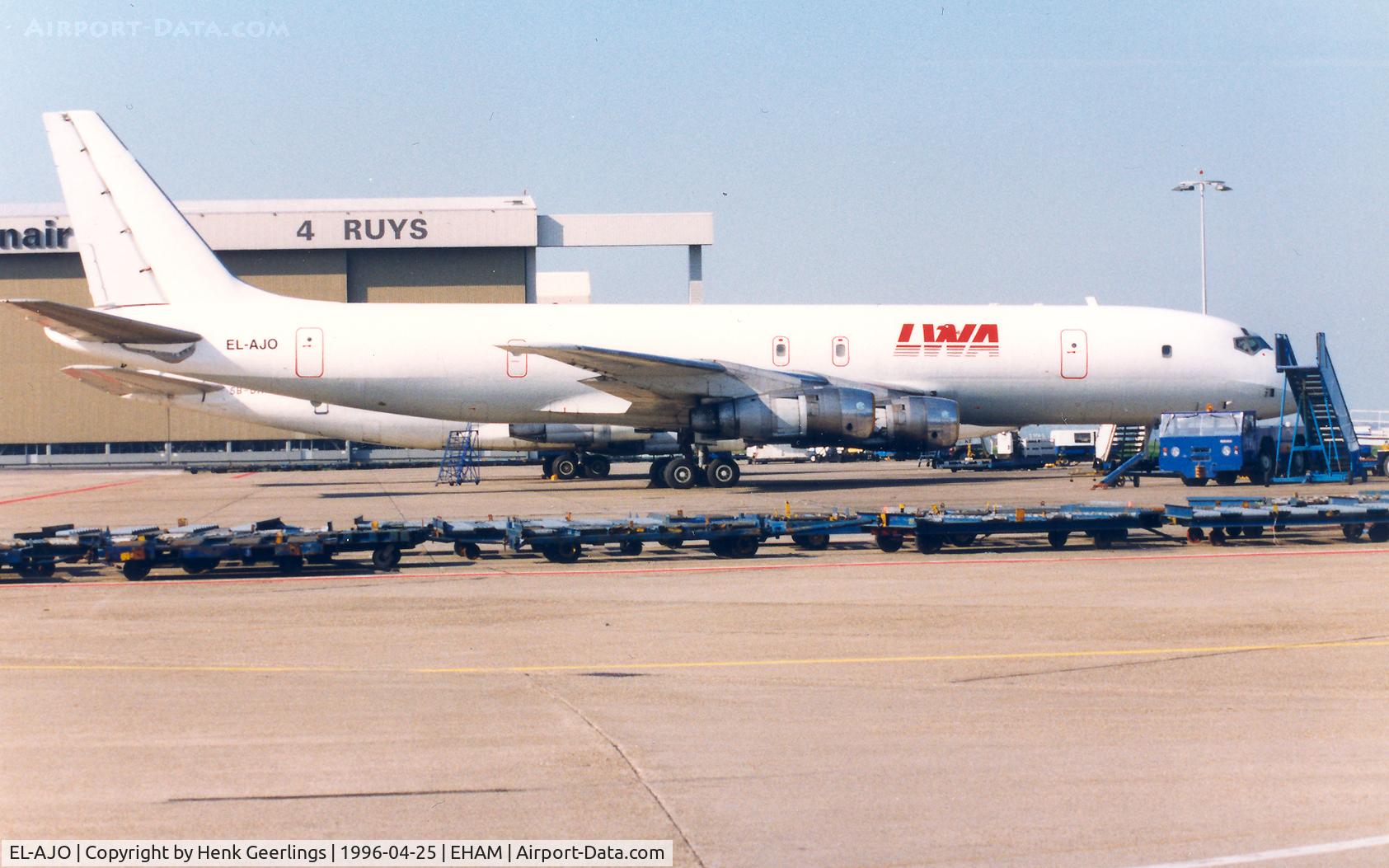 EL-AJO, 1964 Douglas DC-8-55(F) C/N 45683, LWA  - Liberia World Airlines