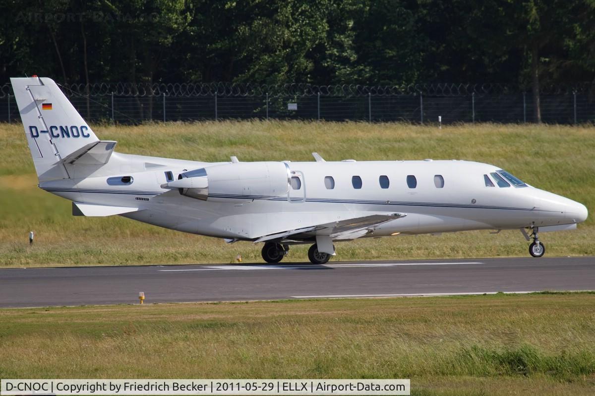 D-CNOC, 2008 Cessna 560XL Citation XLS C/N 560-5814, departure via RW24