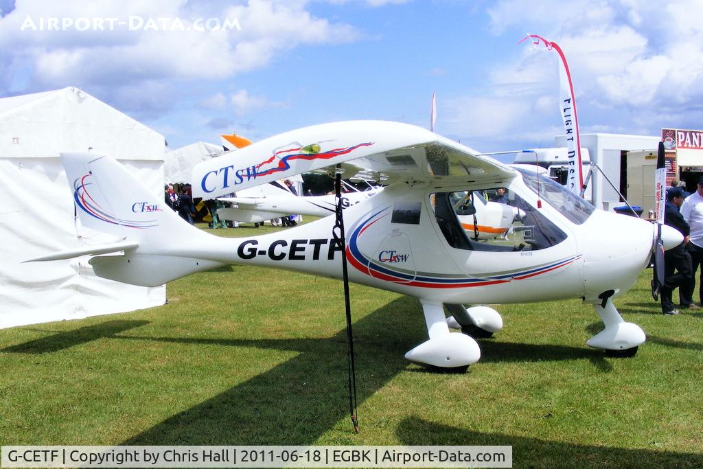 G-CETF, 2007 Flight Design CTSW C/N 8318, at AeroExpo 2011