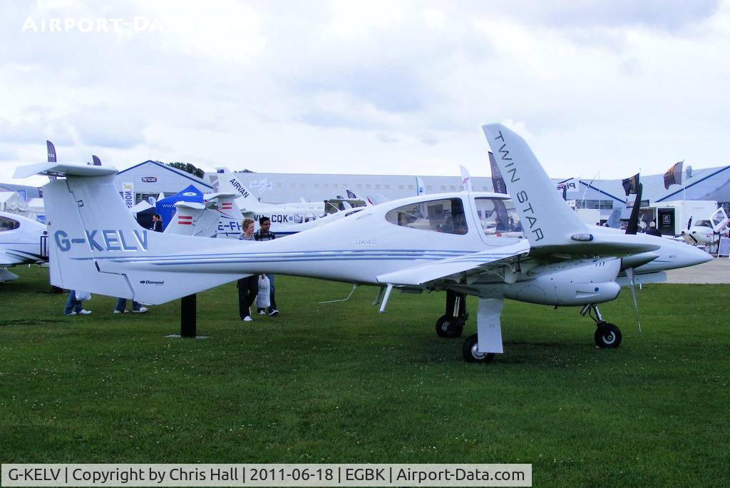 G-KELV, 2005 Diamond DA-42 Twin Star C/N 42.051, at AeroExpo 2011