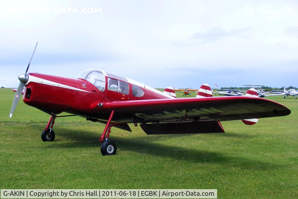 G-AKIN, 1947 Miles M38 Messenger 2A C/N 6728, at AeroExpo 2011