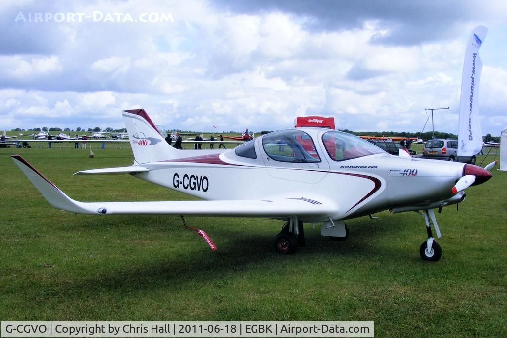 G-CGVO, 2011 Alpi Aviation Pioneer 400 C/N LAA 364-15006, at AeroExpo 2011