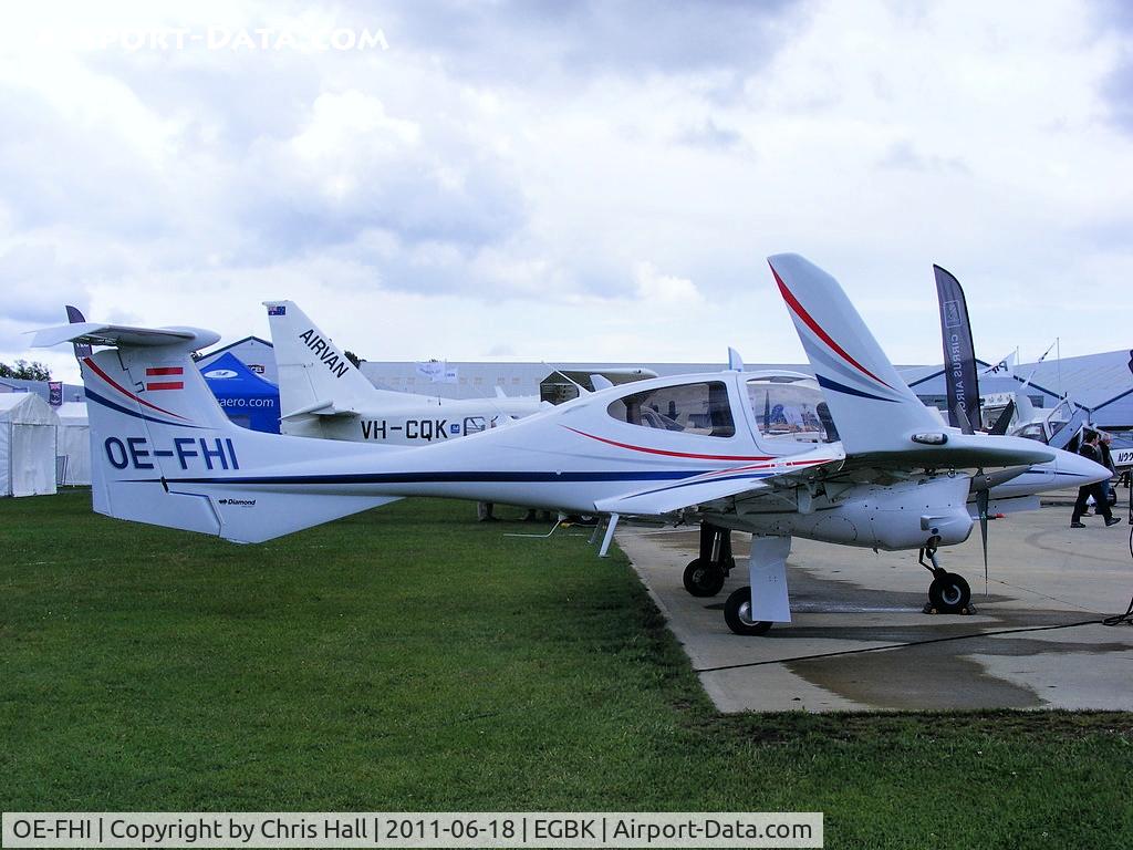 OE-FHI, Diamond DA-42NG Twin Star C/N 42.N009, at AeroExpo 2011
