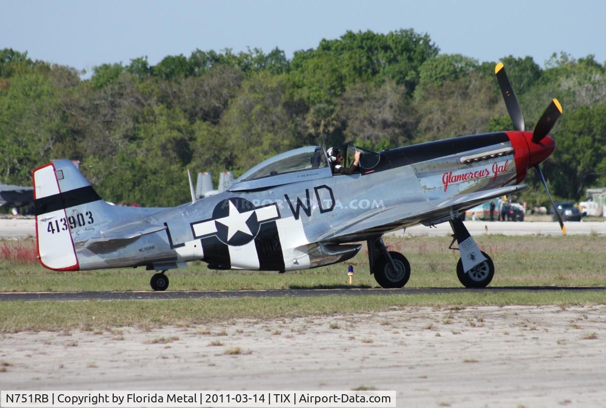 N751RB, 1944 North American P-51D Mustang C/N 44-13903JP, Glamorous Gal