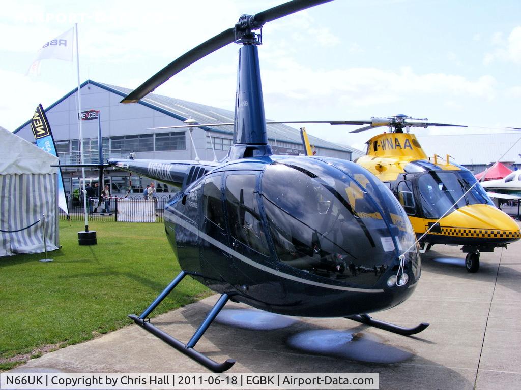 N66UK, 2011 Robinson R66 Turbine C/N 0017, at AeroExpo 2011