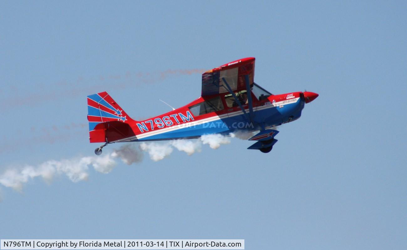 N796TM, 1996 American Champion 8KCAB Super Decathlon C/N 779-96, John Black in his 8KCAB